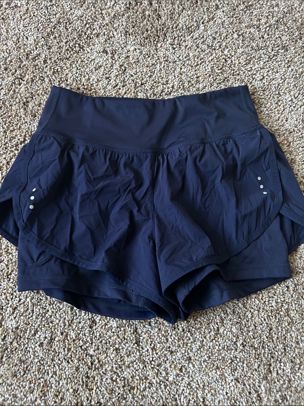 Women's Navy Athletic Layered Shorts
Soothfeel XS